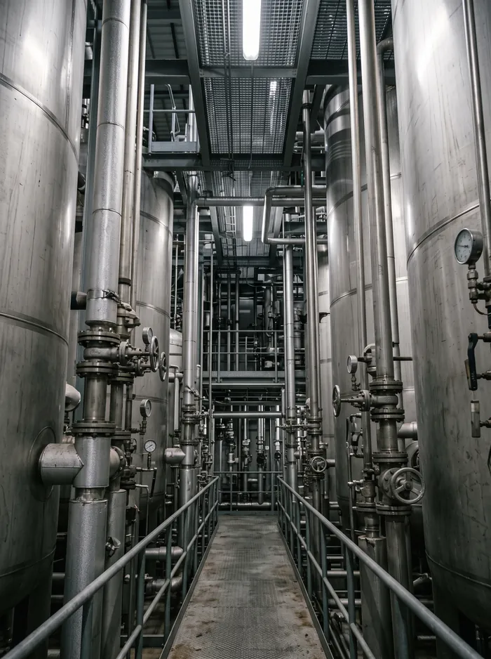Process chemistry inside a plant.