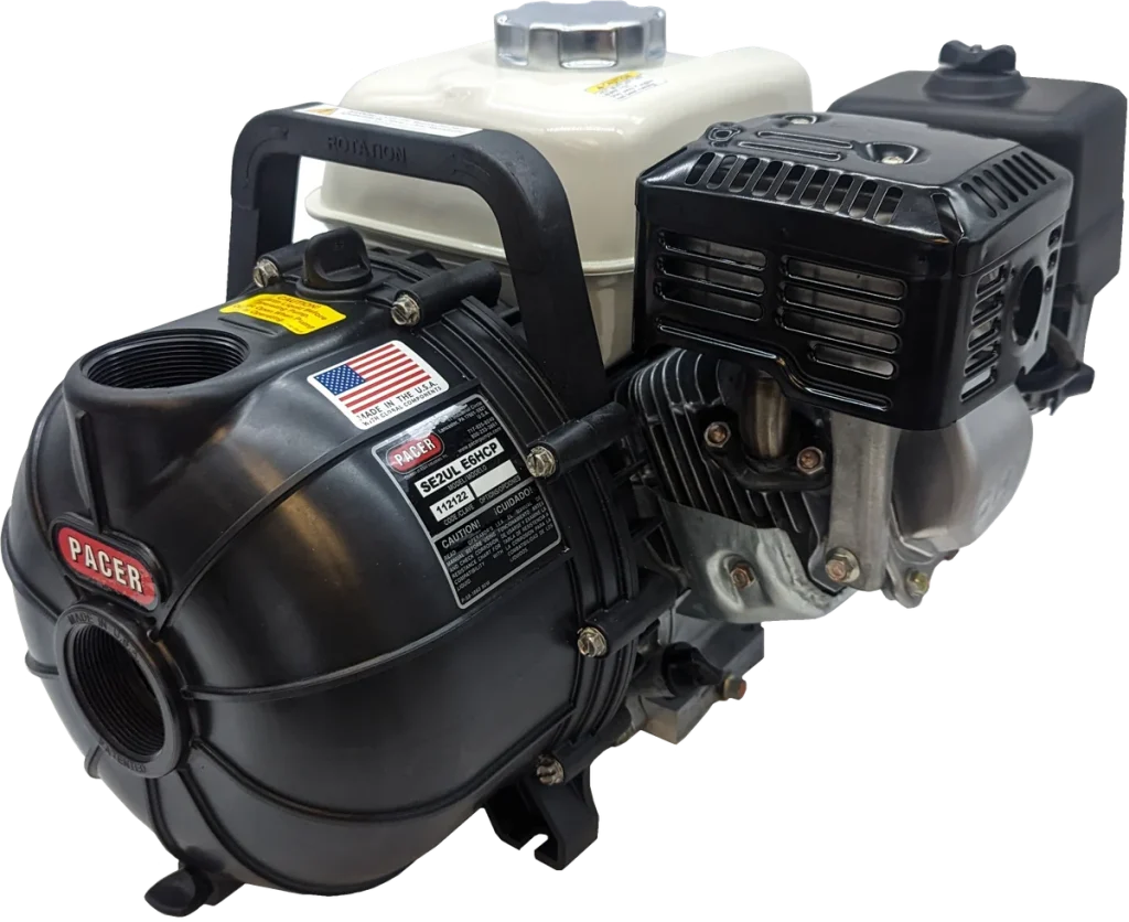 Pacer self-priming centrifugal pump